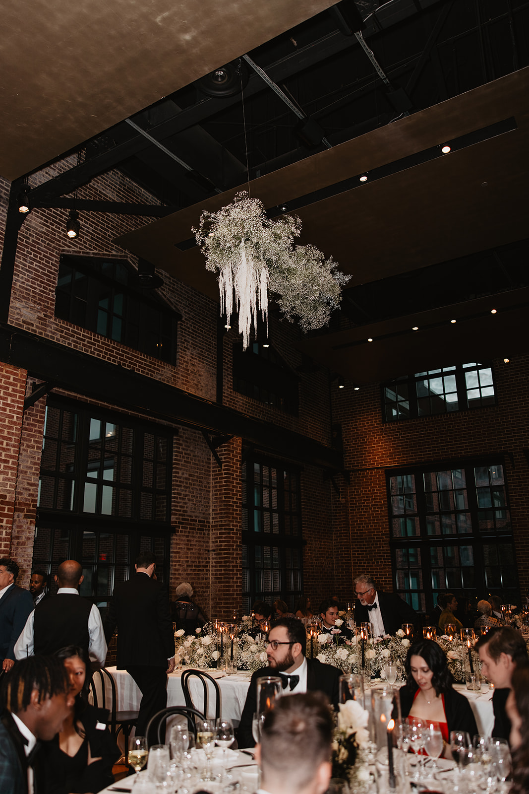 the elegance and decor of the wedding reception venue
