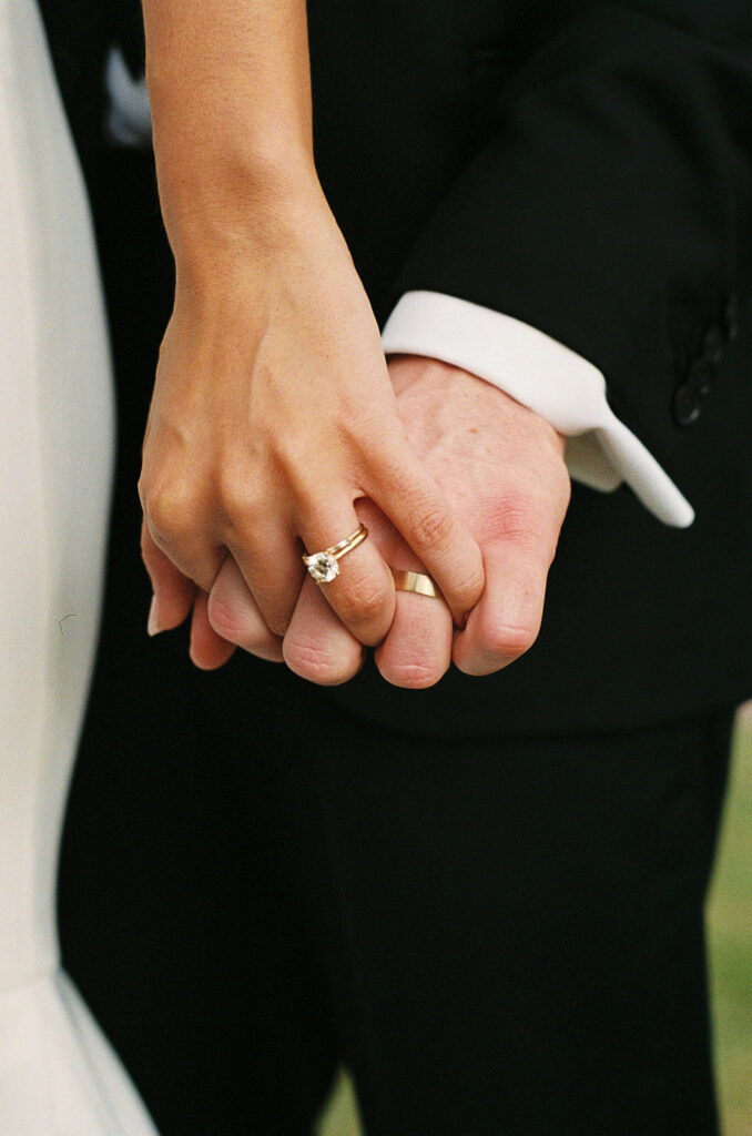 wedding rings film photography